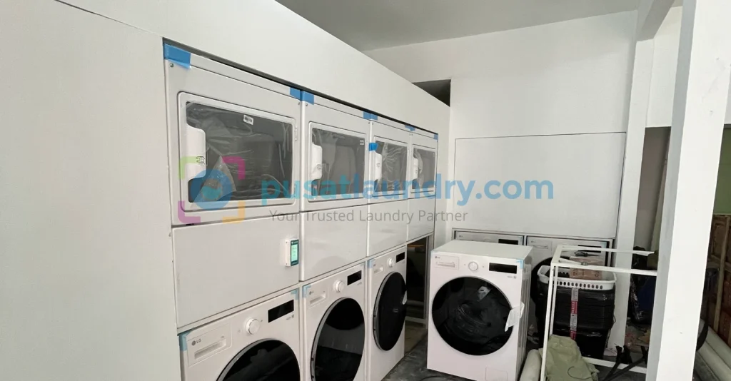 Mesin cuci untuk usah laundry